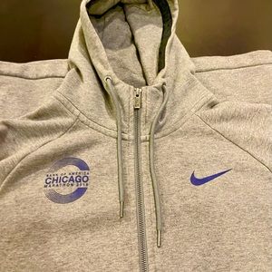 Nike zipped marathon hoodie/street wear/athletic wear